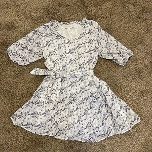 CLEOBELLA Artisan Crafted Woodblock Print Nevah Mini Dress